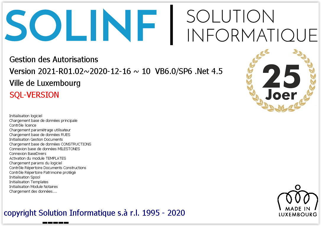 Gestion Autorisations SQL v. 2021